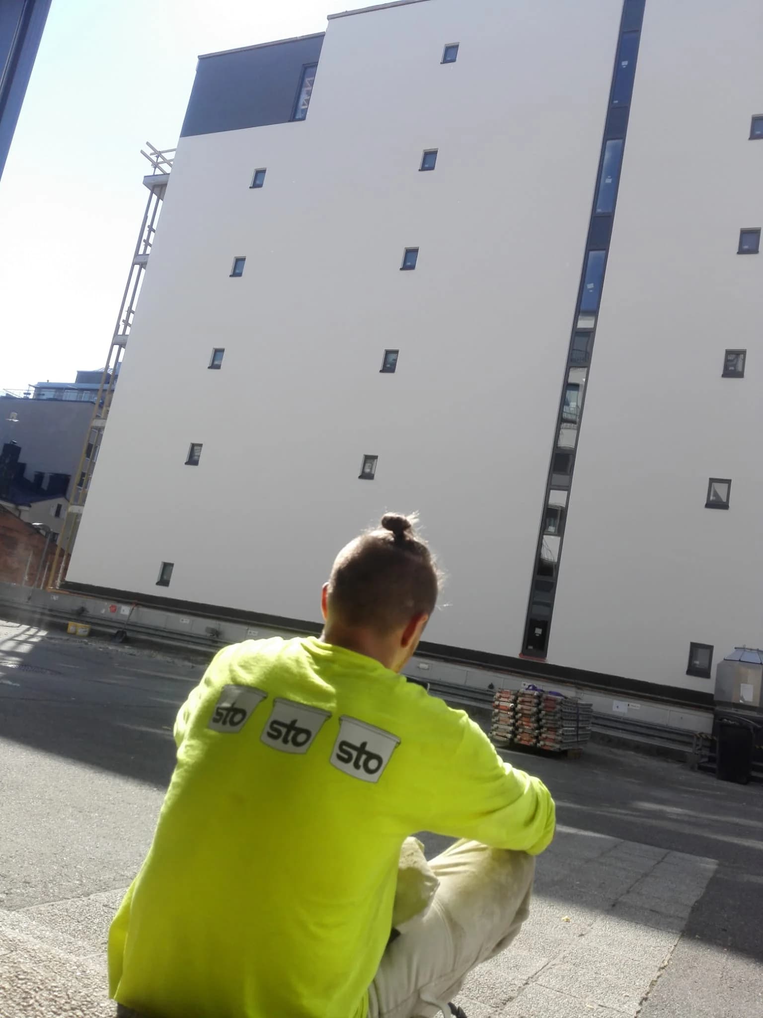 Kuva viisi työmaalta